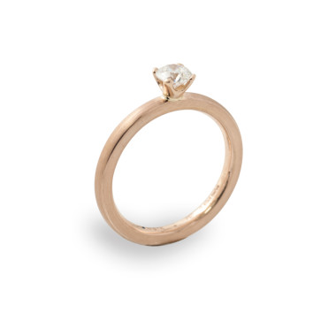        Rotgold, Ringe, Schmuckwerk Alpen Solitärring