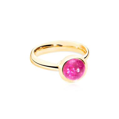         Gelbgold, Ringe, Tamara Comolli BOUTON Ring Small mit Turmalin
