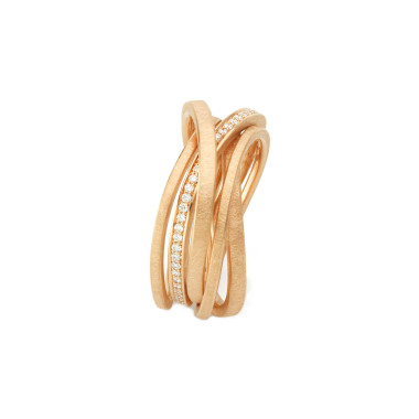         Rotgold, Ringe, Schmuckwerk Saturn Ring