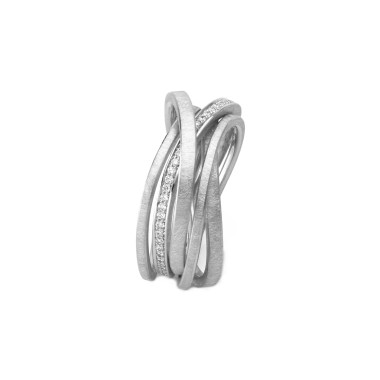         Weißgold, Ringe, Schmuckwerk Saturn Ring