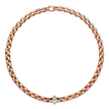         Roségold, Halsschmuck, FOPE Eka Flex'it Collier
