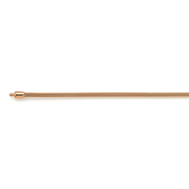         Roségold, Halsschmuck, Jörg Heinz Mesh Strickkette Kapseln drehbar
