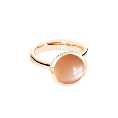         Roségold, Ringe, Tamara Comolli BOUTON Ring Large mit Mondstein
