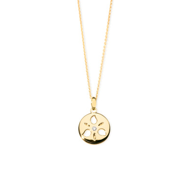         Gelbgold, Halsschmuck, Tamara Comolli SAND DOLLAR Anhänger Small