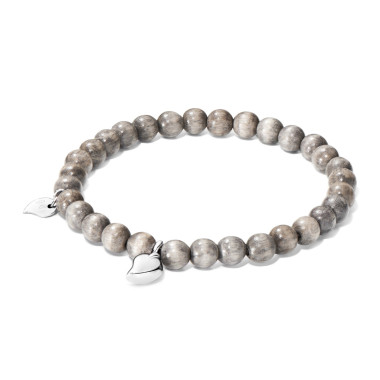         Weißgold, Armschmuck, Tamara Comolli INDIA Drop Armband large Greywood