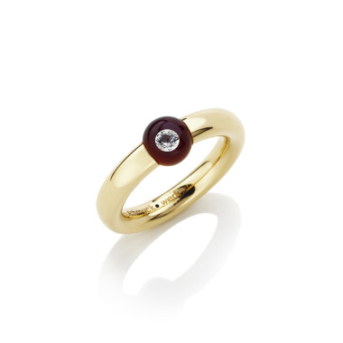         Rotgold, Ringe, Schmuckwerk Ring Glasklar