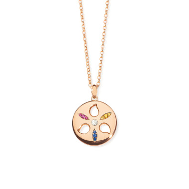         Roségold, Halsschmuck, Tamara Comolli SAND DOLLAR Anhänger Large