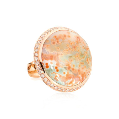         Roségold, Ringe, Tamara Comolli OCEAN JASPER Ring Large