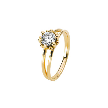         Gelbgold, Ringe, Schmuckwerk Alpen Ring Edelweiß