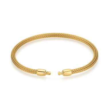         Gelbgold, Armschmuck, Jörg Heinz Classics Flex & Mesh Armband
