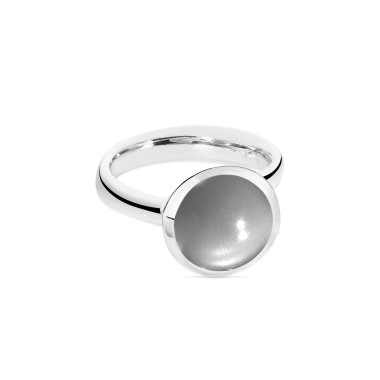         Weißgold, Ringe, Tamara Comolli BOUTON Ring Large mit Mondstein
