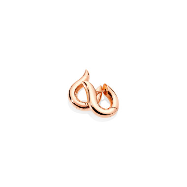         Roségold, Ohrringe, Tamara Comolli SIGNATURE Hoop Ohrringe Small