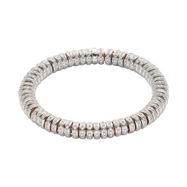         Roségold &amp; Weißgold, Armschmuck, FOPE Solo Flex'it Armband