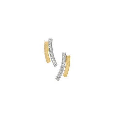         Gelbgold, Ohrringe, Schmuckwerk Saturn Ohrstecker