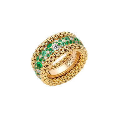         Gelbgold, Ringe, FOPE Bubble Ring