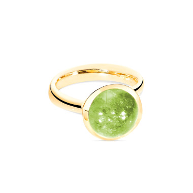         Gelbgold, Ringe, Tamara Comolli BOUTON Ring Large mit Peridot