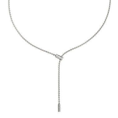         Weißgold, Halsschmuck, FOPE Verstellbare Aria Halskette mit Diamanten