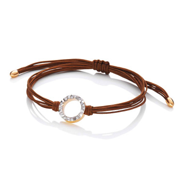         Rotgold, Armschmuck, Schmuckwerk Alpen Textilband
