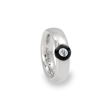         Edelstahl, Ringe, Schmuckwerk Glasklar Ring