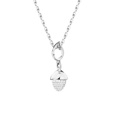         Weißgold, Halsschmuck, Tamara Comolli MIKADO Flamenco Anhänger mit Diamant-Pavé