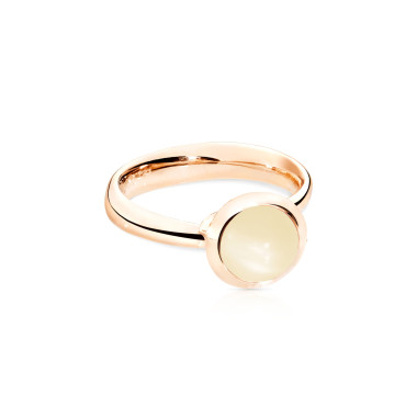         Roségold, Ringe, Tamara Comolli BOUTON Ring Small mit Mondstein
