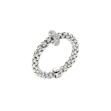         Weißgold, Ringe, FOPE Prima Flex'it Ring mit Diamanten