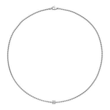         Weißgold, Halsschmuck, FOPE Aria Halskette mit Diamanten