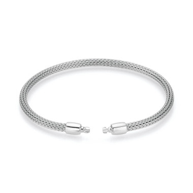         Weißgold, Armschmuck, Jörg Heinz Classics Flex & Mesh Armband