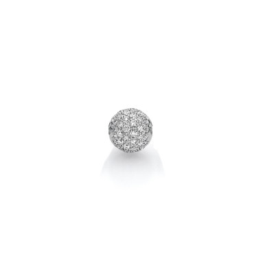         Weißgold, Halsschmuck, Jörg Heinz Classic Kugelschließe Brillant-Pavé