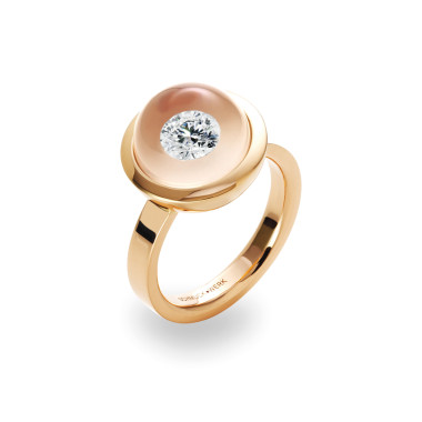         Rotgold, Ringe, Schmuckwerk Glasklar Ring