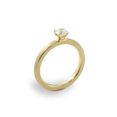         Gelbgold, Ringe, Schmuckwerk Alpen Solitärring
