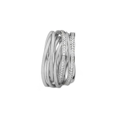         Weißgold, Ringe, Schmuckwerk Saturn Ring