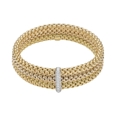         Gelbgold, Armschmuck, FOPE Solo Flex'it Armband