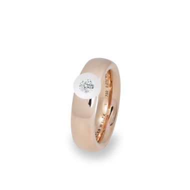         Rotgold, Ringe, Schmuckwerk Glasklar Ring