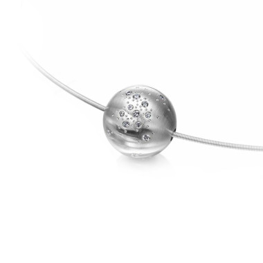         Weißgold, Halsschmuck, Meister Women's Collection KugelAnhänger 