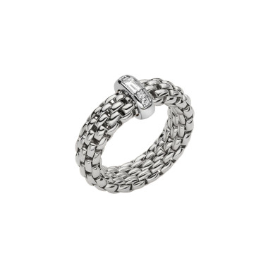         Weißgold, Ringe, FOPE Vendôme Flex'it Ring mit Diamanten