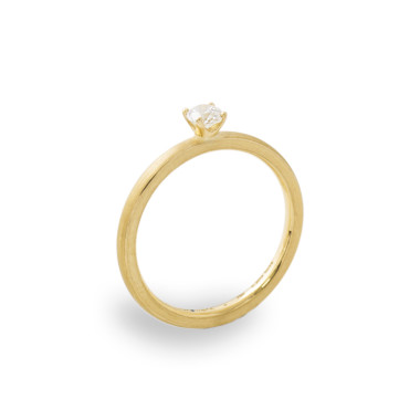         Gelbgold, Ringe, Schmuckwerk Alpen Solitärring