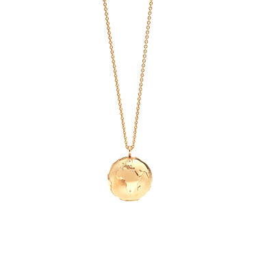         Gelbgold, Halsschmuck, Schmuckwerk Meine Welt Anhänger mit Halskette