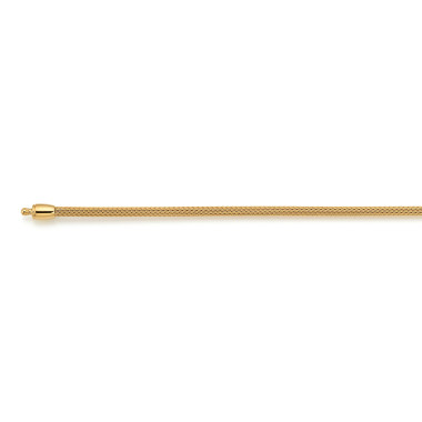         Gelbgold, Halsschmuck, Jörg Heinz Mesh Strickkette Kapseln drehbar