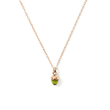         Roségold, Halsschmuck, Tamara Comolli myMIKADO Halskette mit Peridot