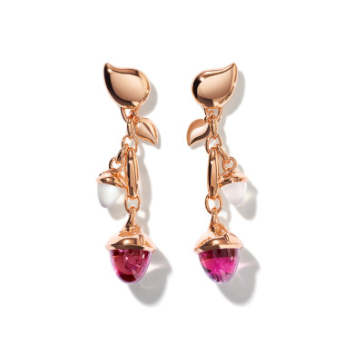         Roségold, Ohrringe, Tamara Comolli MIKADO Ohrringe Dangling 2 Acorns 'Blush'