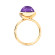 Tamara Comolli BOUTON Ring Large mit Amethyst - Bild 2