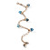 Tamara Comolli MIKADO Flamenco Charm Armband 'Sky' - Bild 2