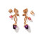 Tamara Comolli MIKADO Ohrringe Dangling 2 Acorns 'Wildberry' - Bild 3