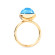 Tamara Comolli BOUTON Ring Large mit Swiss Topas - Bild 2