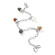 Tamara Comolli MIKADO Flamenco Charm Armband 'Cashmere' - Bild 2