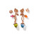 Tamara Comolli MIKADO Ohrringe Dangling 2 Acorns 'Candy' - Bild 3