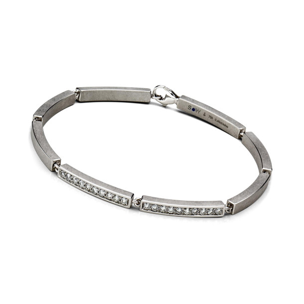         Weißgold, Armschmuck, Schmuckwerk Saturn Armband