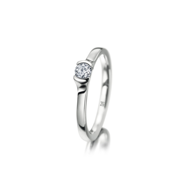         Weißgold, Ringe, Meister Verlobungs- und Solitärring